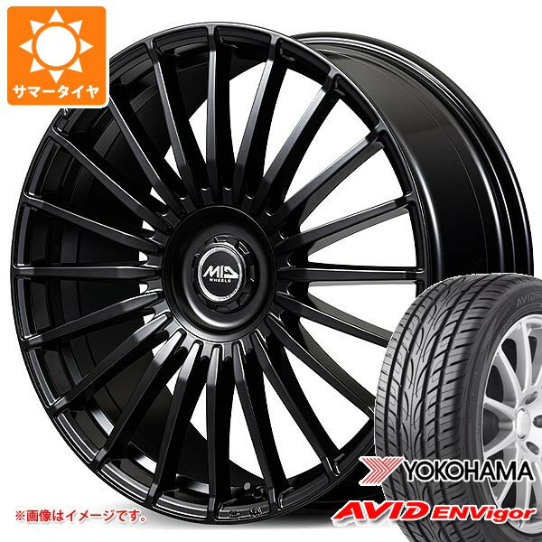 【タイヤ交換対象】トヨタ 40系アルファード用 サマータイヤ ヨコハマ エービッド エンビガー S321 255/40R21 102W XL MID エクスクルーシブ 020F 8.5-21 タイヤホイール4本セット