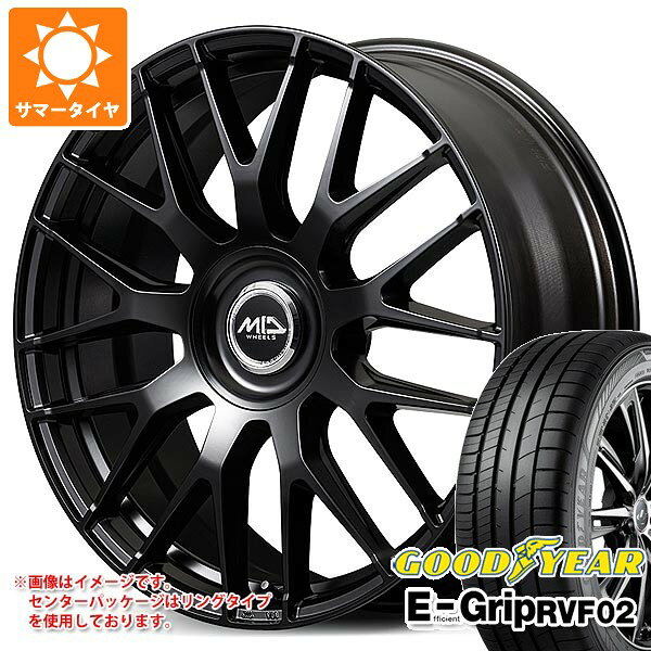 【タイヤ交換対象】サマータイヤ 225/45R19 96W XL グッドイヤー エフィシエントグリップ RVF02 MID エクスクルーシブ 029M 8.0-19 タイヤホイール4本セット