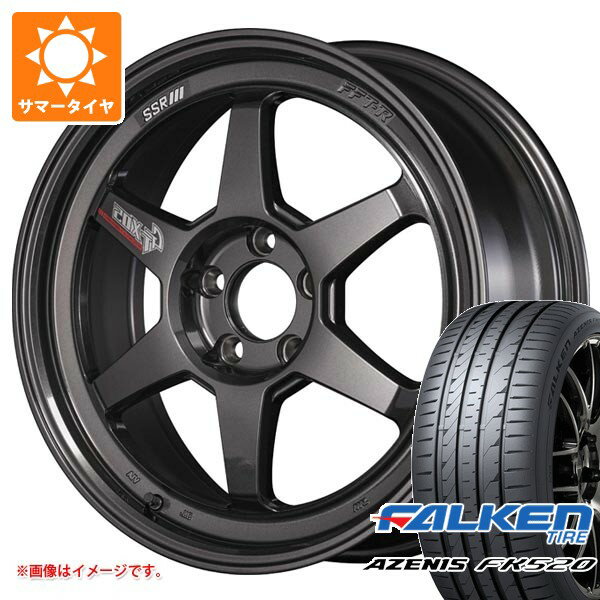 【タイヤ交換対象】サマータイヤ 245/40R18 97Y XL ファルケン アゼニス FK520L SSR GTX05 DR エディション 8.5-18 タイヤホイール4本セット