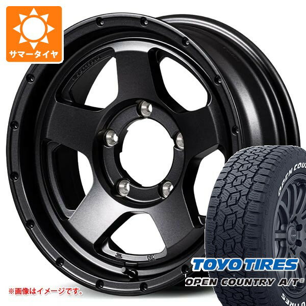 乐天商城 - 【タイヤ交換対象】スズキ ジムニー JB64W用 サマータイヤ トーヨー オープンカントリー A/T3 215/70R16 100T ホワイトレター ナイトロパワー S5 ベクター 5.5-16 タイヤホイール4本セット