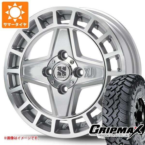 【タイヤ交換対象】ダイハツ ハイゼットトラック S500系用 サマータイヤ グリップマックス マッドレイジ M/T 185R14C 102/100Q ホワイトレター MLJ エクストリームJ クアッド 4.5-14 タイヤホイール4本セット