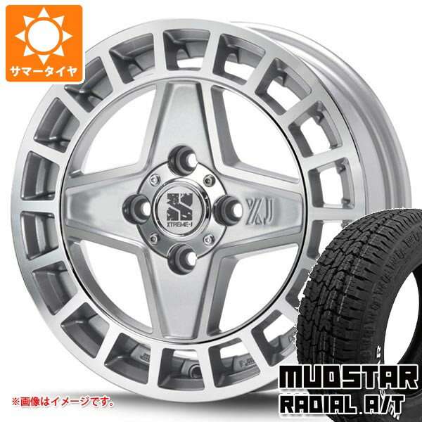 【タイヤ交換対象】ダイハツ ハイゼットトラック S500系用 サマータイヤ マッドスター ラジアル A/T 145/80R12 80/78N LT ホワイトレター (145R12 6PR相当) MLJ エクストリームJ クアッド 4.0-12 タイヤホイール4本セット