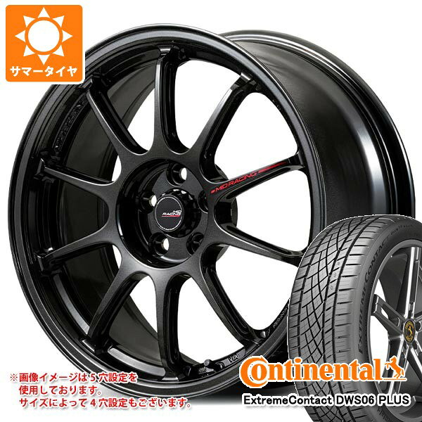乐天商城 - 【タイヤ交換対象】サマータイヤ 225/55R17 97W コンチネンタル エクストリームコンタクト DWS06 プラス MID レーシング R10 エボ 7.5-17 タイヤホイール4本セット