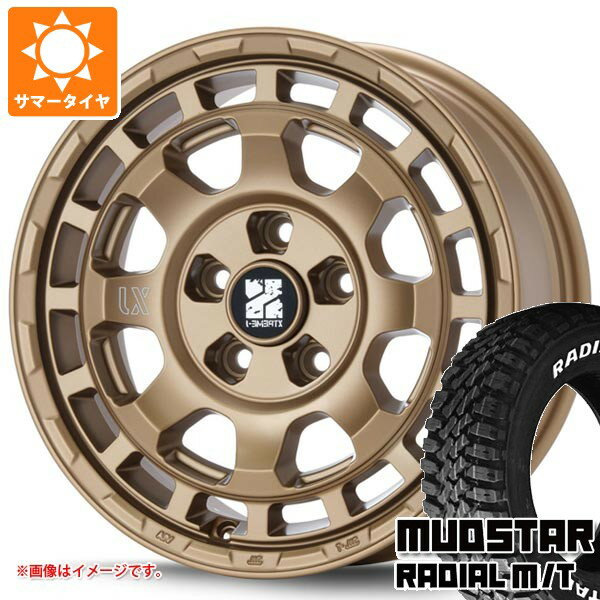 【タイヤ交換対象】ミツビシ エクリプスクロス GK系用 サマータイヤ マッドスター ラジアル M/T 215/70R16 100T ホワイトレター MLJ エクストリームJ サバンザ 7.0-16 タイヤホイール4本セット