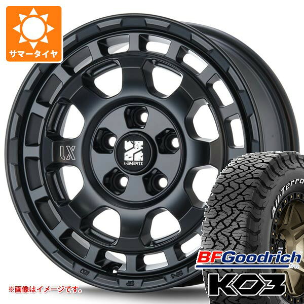 【タイヤ交換対象】ミツビシ エクリプスクロス GK系用 サマータイヤ BFグッドリッチ オールテレーンT/A KO3 LT215/70R16 100/97S ホワイトレター MLJ エクストリームJ サバンザ 7.0-16 タイヤホイール4本セット