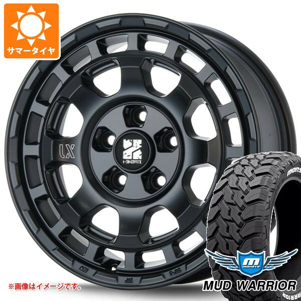 【タイヤ交換対象】ミツビシ エクリプスクロス GK系用 サマータイヤ モンスタ マッドウォーリアー LT235/70R16 104/101Q ホワイトレター MLJ エクストリームJ サバンザ 7.0-16 タイヤホイール4本セット