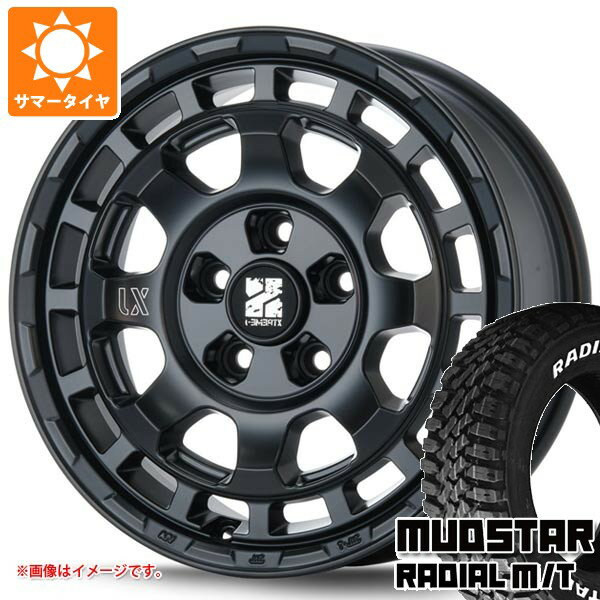 【タイヤ交換対象】ミツビシ エクリプスクロス GK系用 サマータイヤ マッドスター ラジアル M/T 225/70R16 103S ホワイトレター MLJ エクストリームJ サバンザ 7.0-16 タイヤホイール4本セット