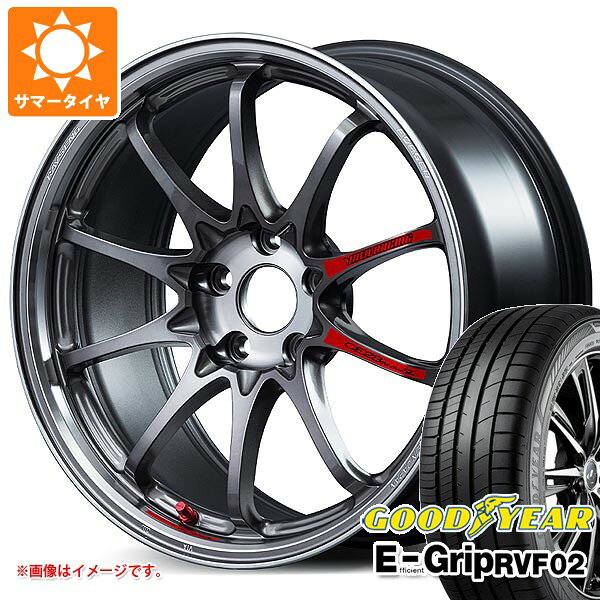 Rakuten - 【タイヤ交換対象】サマータイヤ 225/45R18 95W XL グッドイヤー エフィシエントグリップ RVF02 レイズ ボルクレーシング CE28 N-plus SL 8.5-18 タイヤホイール4本セット