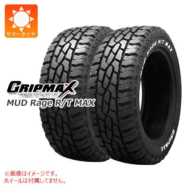 【タイヤ交換対象】2本 サマータイヤ 215/70R16 100/97R グリップマックス マッドレイジ R/T MAX ホワイトレター GRIP MAX MUD Rage R/T MAX