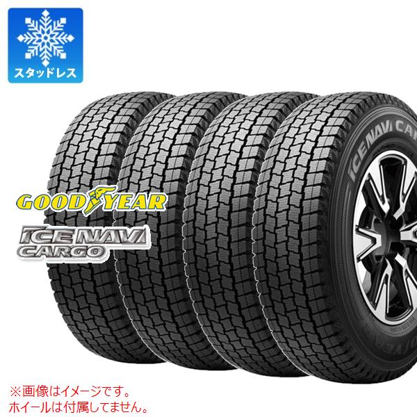 【タイヤ交換対象】4本 スタッドレスタイヤ 155/80R12 88/87N グッドイヤー アイスナビカーゴ (155R12 8PR相当) GOODYEAR ICE NAVI CARGO 【バン/トラック用】