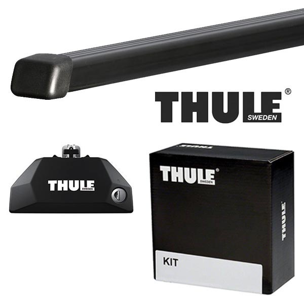 THULE BMW 3シリーズ ツーリング (G21)ダイレクトルーフレール付 19～ ルーフキャリア取付1台分セット TH7106+TH7122+THKIT6007【沖縄・離島発送不可】