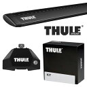 THULE スバル WRX S4 R3/11〜 ルーフキャリア取付1台分セット TH7107+TH7113B+THKIT7094【沖縄・離島発送不可】(2)