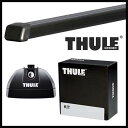 THULE スーリー スバル レガシィ・アウトバック ダイレクトルーフレール付 BR9,BRF,BRM H21/5〜 ルーフキャリア取付1台分セット TH753+TH7123+TH4008セット