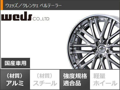【タイヤ交換対象】サマータイヤ 245/35R20 95W XL ヨコハマ エービッド エンビガー S321 クレンツェ ベルテーラー 8.5-20 タイヤホイール4本セット
