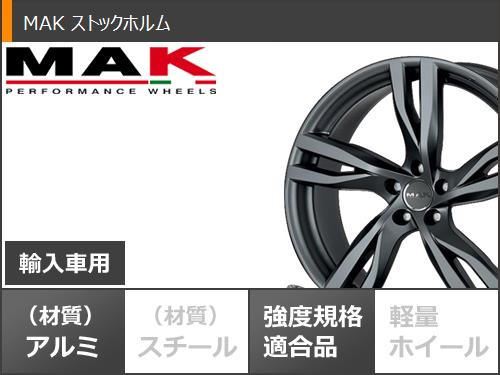 【タイヤ交換対象】ジャガー XF J05系用 スタッドレス ノキアン ハッカペリッタ R5 245/45R18 100T XL MAK ストックホルム タイヤホイール4本セット