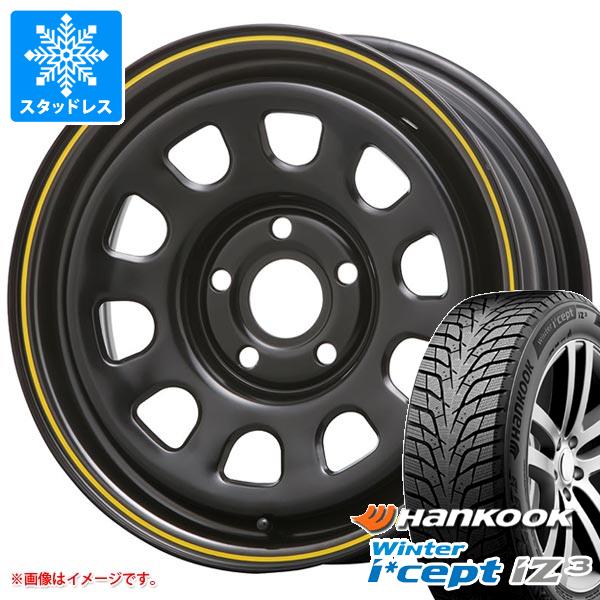 【タイヤ交換対象】ルノー カングー KW系用 スタッドレス ハンコック ウィンターアイセプト iZ3 W636 195/65R15 95T XL MLJ デイトナ SS タイヤホイール4本セット
