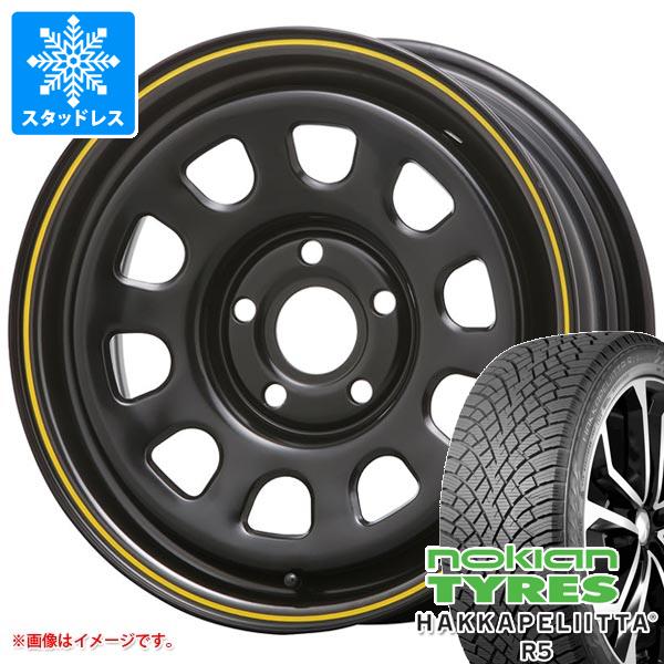【タイヤ交換対象】ルノー カングー KW系用 スタッドレス ノキアン ハッカペリッタ R5 195/65R15 95R XL MLJ デイトナ SS タイヤホイール4本セット