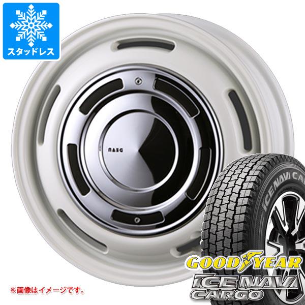 【タイヤ交換対象】タウンエース バン 400系後期用 スタッドレス グッドイヤー アイスナビカーゴ 165/80R14 97/95N (165R14 8PR相当) クリムソン ディーンクロスカントリー タイヤホイール4本セット