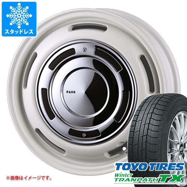 【タイヤ交換対象】ハイゼットカーゴ S320系用 スタッドレス トーヨー ウィンタートランパス TX 165/65R14 79Q クリムソン ディーンクロスカントリー タイヤホイール4本セット