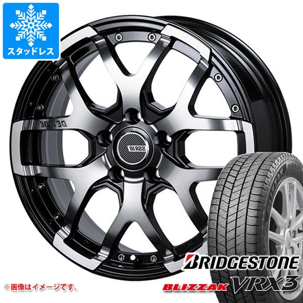 【タイヤ交換対象】デリカD:5用 スタッドレス ブリヂストン ブリザック VRX3 225/65R17 102Q SSR ディバイド ZS タイヤホイール4本セット
