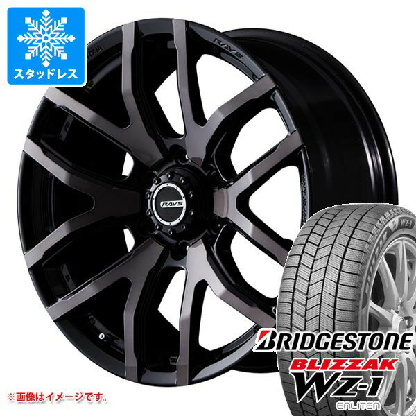 【タイヤ交換対象】スタッドレスタイヤ ブリヂストン ブリザック WZ-1 265/60R18 110Q ＆ レイズ デイトナ FDX F6 8.0-18 タイヤホイール4本セット265/60-18 BRIDGESTONE BLIZZAK WZ-1