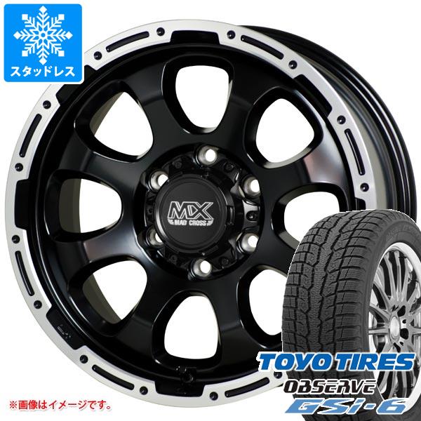 ハイエース 200系用 スタッドレス トーヨー オブザーブ GSi-6 215/70R16 100Q マッドクロスグレイス タイヤホイール4本セット