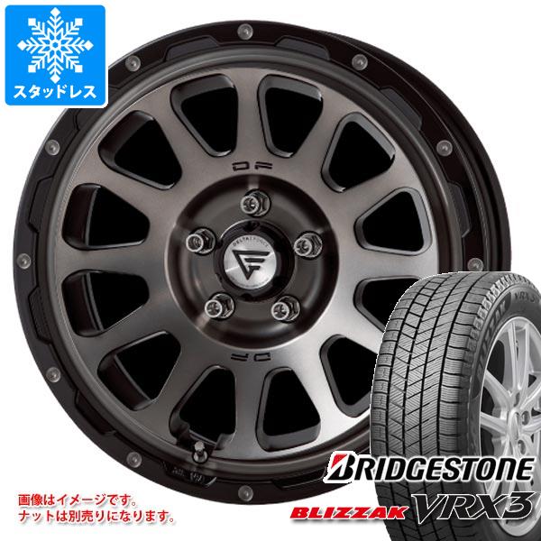【タイヤ交換対象】スタッドレスタイヤ ブリヂストン ブリザック VRX3 225/60R17 99Q ＆ デルタフォース オーバル 7.0-17 タイヤホイール4本セット225/60-17 BRIDGESTONE BLIZZAK VRX3