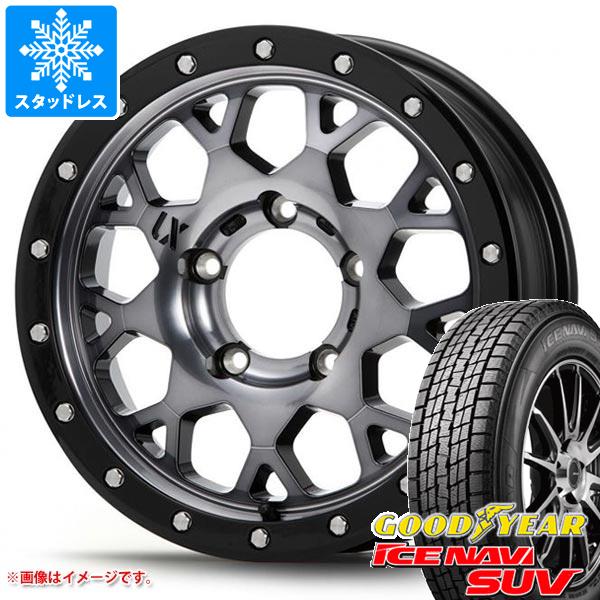 【タイヤ交換対象】ジムニーシエラ JB74W用 スタッドレス グッドイヤー アイスナビ SUV 215/70R16 100Q MLJ エクストリームJ XJ04 タイヤホイール4本セット