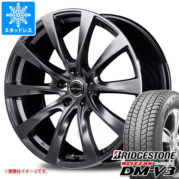 【タイヤ交換対象】 レクサス RX用 2025年製 スタッドレス ブリヂストン ブリザック DM-V3 235/60R18 107Q XL レフィナーダ モーション2 タイヤホイール4本セット