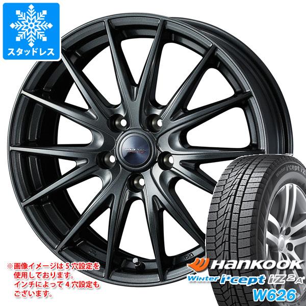 【タイヤ交換対象】スタッドレスタイヤ ハンコック ウィンターアイセプト IZ2エース W626 185/60R15 84T ＆ ヴェルヴァ スポルト2 タイヤホイール4本セット185/60-15 HANKOOK Winter i cept IZ2A W626