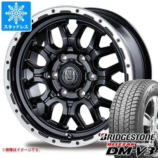 【タイヤ交換対象】トヨタ ハイエース 200系用 2025年製 スタッドレス ブリヂストン ブリザック DM-V3 215/70R16 100Q インターミラノ マッドバーン XR-800M タイヤホイール4本セット