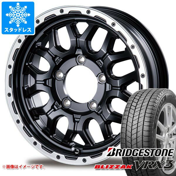 【タイヤ交換対象】5本セット スズキ ジムニーノマド JC74W用 スタッドレス ブリヂストン ブリザック VRX3 215/70R16 100Q インターミラノ マッドバーン XR-800M タイヤホイール5本セット