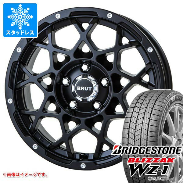 【タイヤ交換対象】ジープ レネゲード BU/BV系用 2025年製 スタッドレス ブリヂストン ブリザック WZ-1 215/65R16 98Q ブルート BR-55 タイヤホイール4本セット