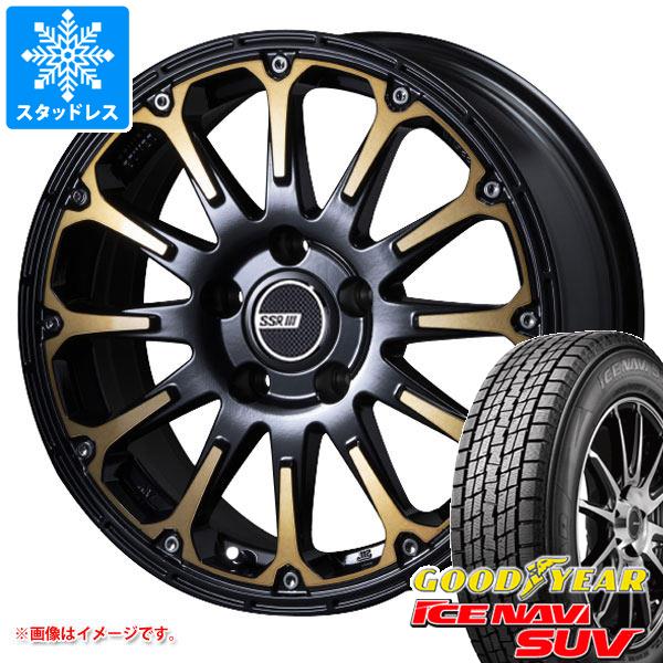 【タイヤ交換対象】スタッドレスタイヤ グッドイヤー アイスナビ SUV 235/70R16 106Q ＆ SSR ディバイド FT 7.0-16 タイヤホイール4本セット235/70-16 GOODYEAR ICE NAVI SUV