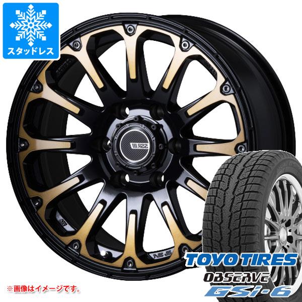 【タイヤ交換対象】スタッドレスタイヤ トーヨー オブザーブ GSi-6 265/65R17 112Q ＆ SSR ディバイド FT 8.0-17 タイヤホイール4本セット265/65-17 TOYO OBSERVE GSi-6
