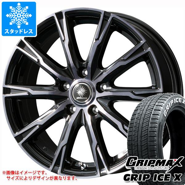 【タイヤ交換対象】スタッドレスタイヤ グリップマックス グリップアイスエックス 165/65R14 79Q ホワイトレター ＆ ディルーチェ DX10 タイヤホイール4本セット165/65-14 GRIP MAX GRIP ICE X WL