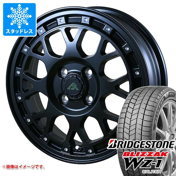【タイヤ交換対象】スタッドレスタイヤ ブリヂストン ブリザック WZ-1 165/55R15 75Q ＆ ドゥオール フェニーチェ クロス XC8 5.0-15 タイヤホイール4本セット165/55-15 BRIDGESTONE BLIZZAK WZ-1