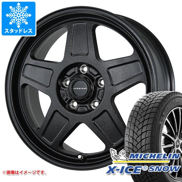 【タイヤ交換対象】デリカD5用 スタッドレス ミシュラン エックスアイススノー SUV 225/65R17 106T XL ランドフット GWD タイヤホイール4本セット