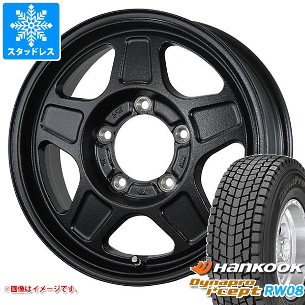 【タイヤ交換対象】5本セット ジムニー用 スタッドレス ハンコック ダイナプロアイセプト RW08 175/80R16 91Q ランドフット GWD タイヤホイール5本セット