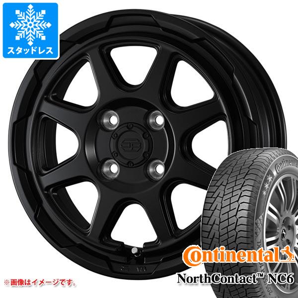 【タイヤ交換対象】エブリイワゴン DA17W用 スタッドレス コンチネンタル ノースコンタクト NC6 165/60R15 77T スタットベルク タイヤホイール4本セット