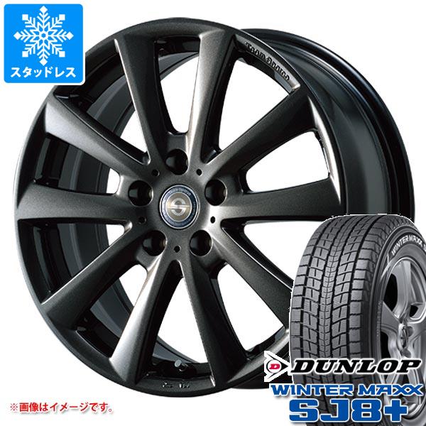 【タイヤ交換対象】メルセデスベンツ W251 Rクラス用 スタッドレス ダンロップ ウインターマックス SJ8 プラス 255/55R18 109Q XL チームスパルコ ヴァローザ タイヤホイール4本セット