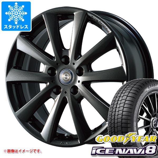 【タイヤ交換対象】BMW G20 3シリーズ用 スタッドレス グッドイヤー アイスナビ8 205/60R16 96Q XL チームスパルコ ヴァローザ タイヤホイール4本セット