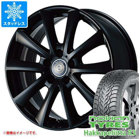 フィアット アバルト500 312系用 スタッドレス ノキアン ハッカペリッタ R3 185/55R15 86R XL チームスパルコ ヴァローザ タイヤホイール4本セット