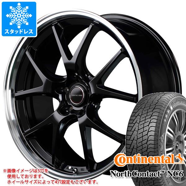 【タイヤ交換対象】スタッドレスタイヤ コンチネンタル ノースコンタクト NC6 235/65R17 108T XL ＆ ヴァーテックワン エグゼ5 7.0-17 タイヤホイール4本セット235/65-17 CONTINENTAL NorthContact NC6