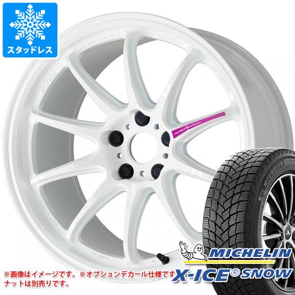 【タイヤ交換対象】2025年製 スタッドレスタイヤ ミシュラン エックスアイススノー 165/55R15 75T ＆ ワーク エモーション ZR10 5.0-15 タイヤホイール4本セット165/55-15 MICHELIN X-ICE SNOW