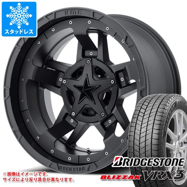 【タイヤ交換対象】RAV4 50系用 スタッドレス ブリヂストン ブリザック VRX3 235/65R17 108Q XL KMC XD827 ロックスター3 タイヤホイール4本セット