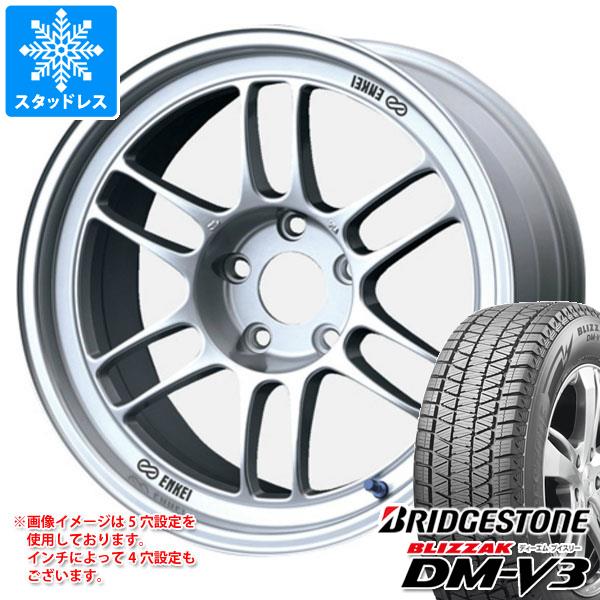 【タイヤ交換対象】2025年製 スタッドレスタイヤ ブリヂストン ブリザック DM-V3 225/60R18 100Q ＆ エンケイ レーシング RPF1 7.5-18 タイヤホイール4本セット225/60-18 BRIDGESTONE BLIZZAK DM-V3
