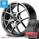 【タイヤ交換対象】スタッドレスタイヤ ピレリ アイスゼロアシンメトリコ 245/40R18 97H XL & RMP 025F 8.0-18 タイヤホイール4本...