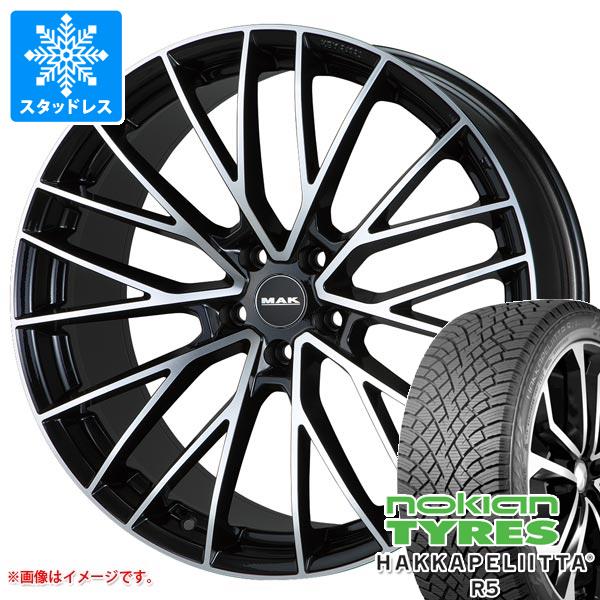 【タイヤ交換対象】マセラティ グレカーレ MGR系用 スタッドレス ノキアン ハッカペリッタ R5 EV 235/55R19 105R XL MAK スぺシャーレ タイヤホイール4本セット