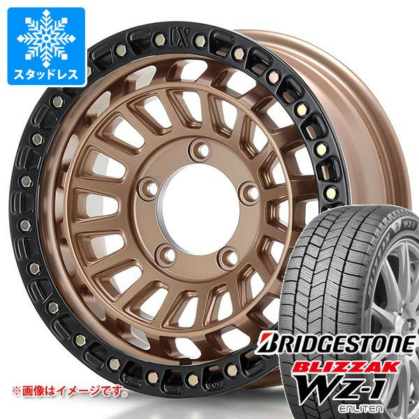 【タイヤ交換対象】5本セット スズキ ジムニーシエラ JB74W用 スタッドレス ブリヂストン ブリザック WZ-1 215/70R16 100Q MLJ エクストリームJ XJ08 タイヤホイール5本セット